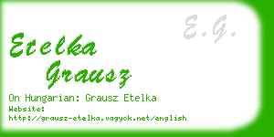 etelka grausz business card